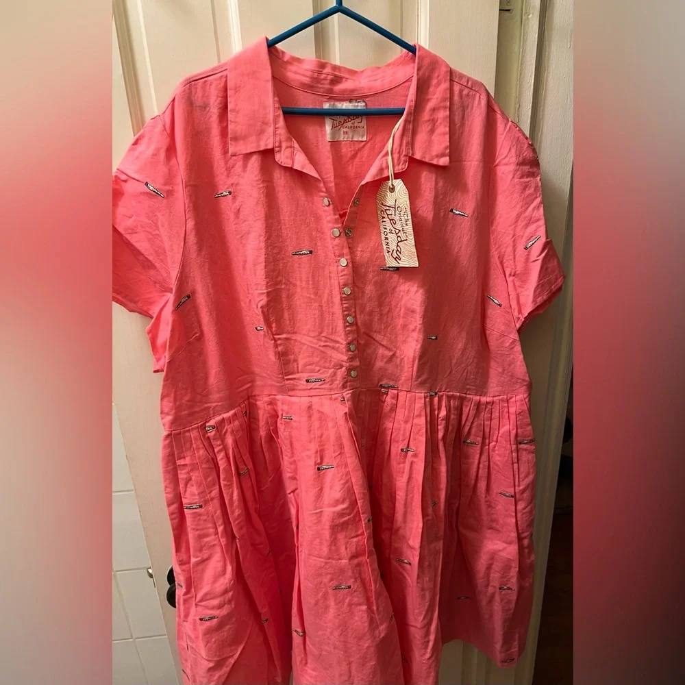 Tuesday of California Corral Dress in Love is Stoned 4X NWT - Picture 4 of 9